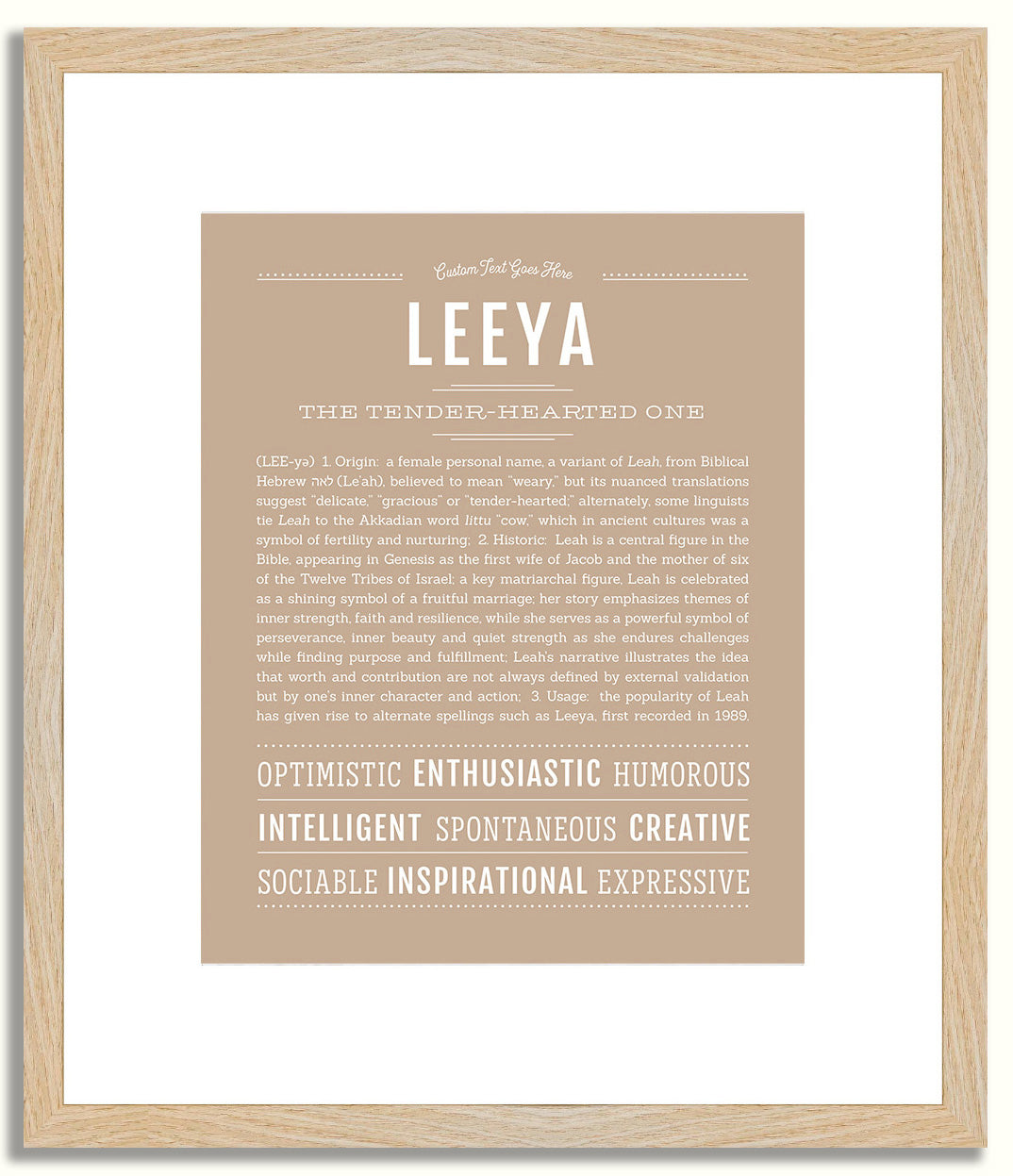 Leeya | Name Art Print
