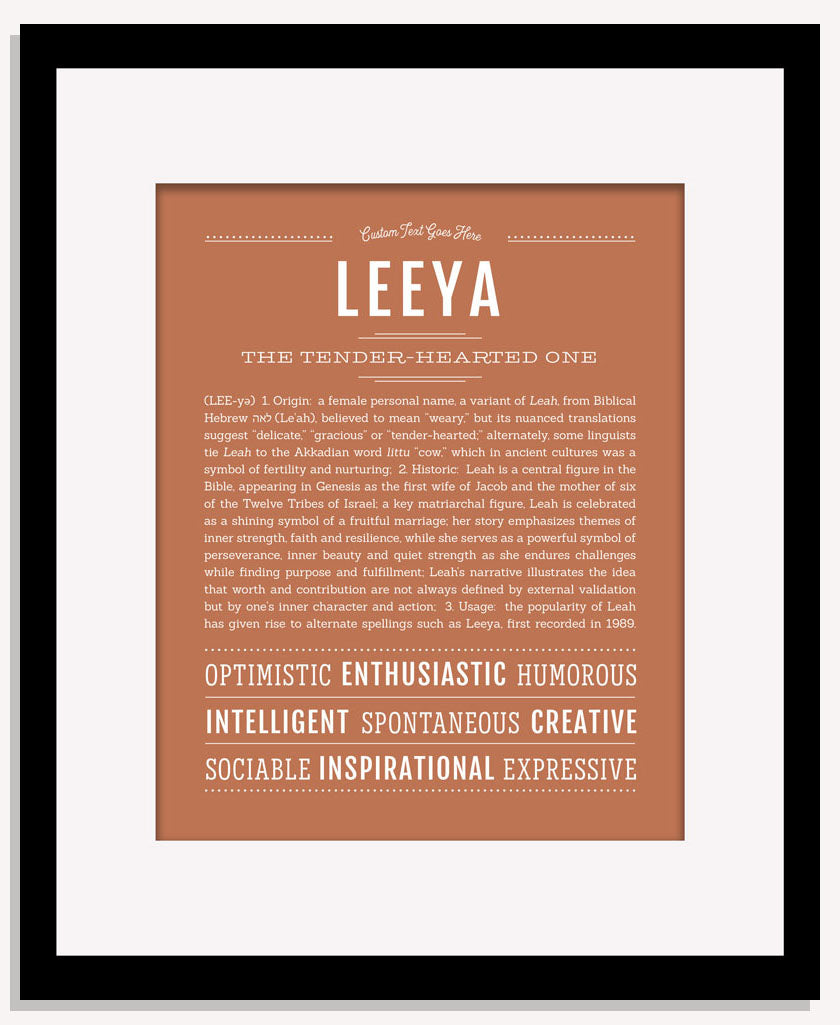 Leeya | Name Art Print