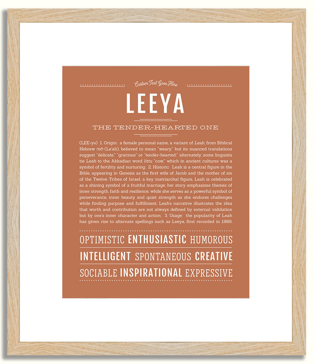 Leeya | Name Art Print