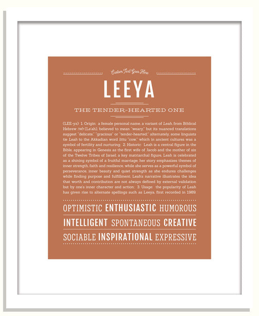 Leeya | Name Art Print