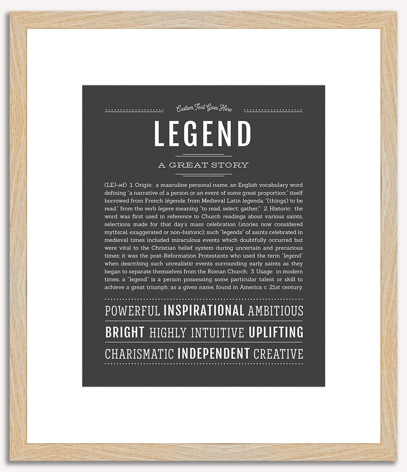 Legend | Name Art Print