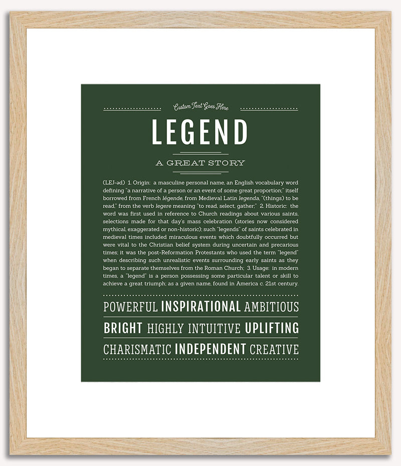 Legend | Name Art Print