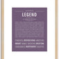 Legend | Name Art Print