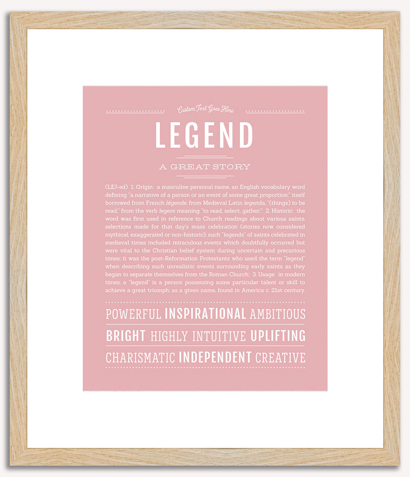 Legend | Name Art Print