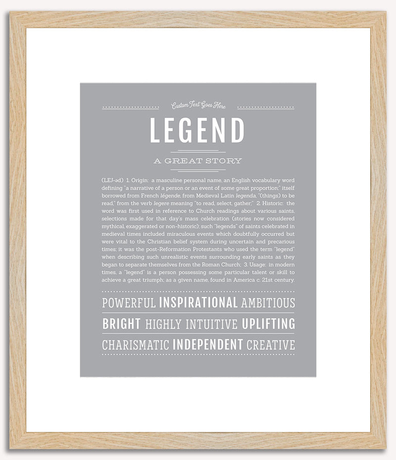 Legend | Name Art Print