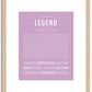 Legend | Name Art Print