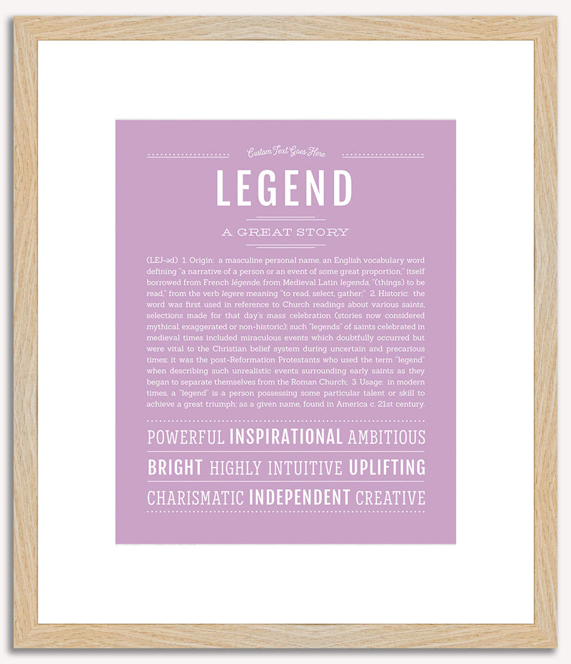 Legend | Name Art Print