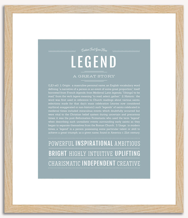 Legend | Name Art Print