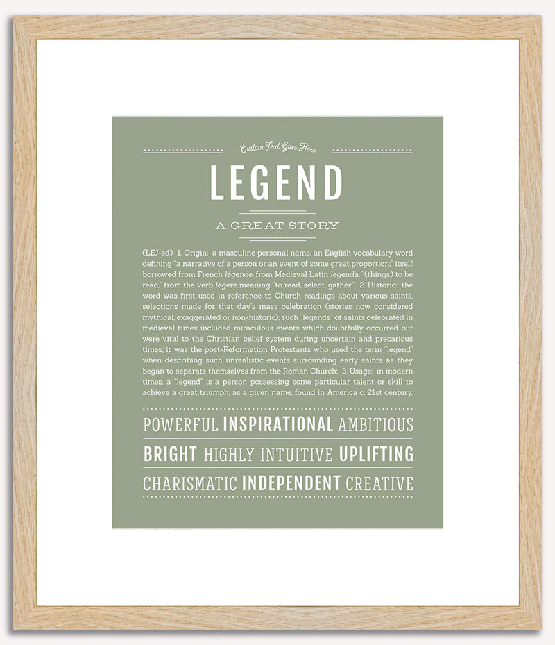 Legend | Name Art Print