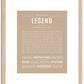 Legend | Name Art Print