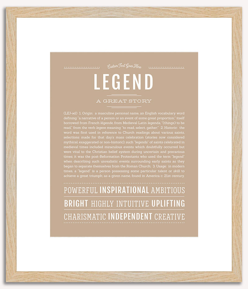 Legend | Name Art Print