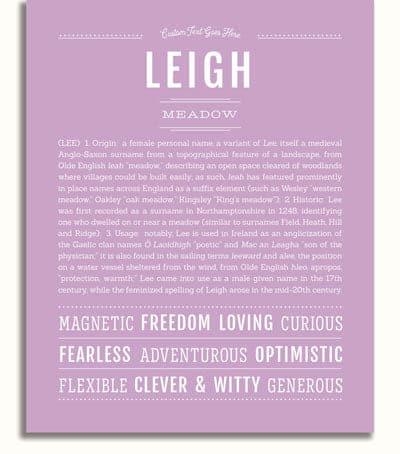 Frame Options | Lilac | No Frame