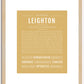 Leighton (female) | Name Art Print