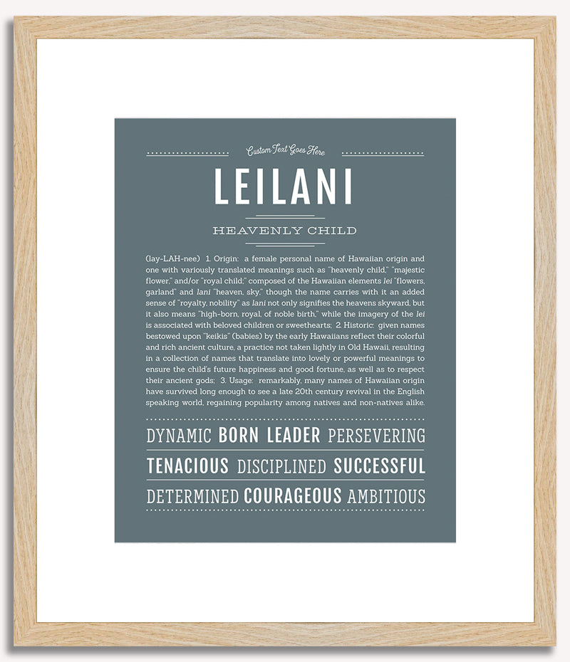 Leilani | Name Art Print