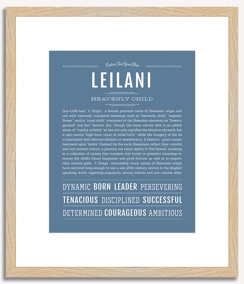 Leilani | Name Art Print