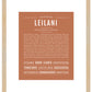 Leilani | Name Art Print