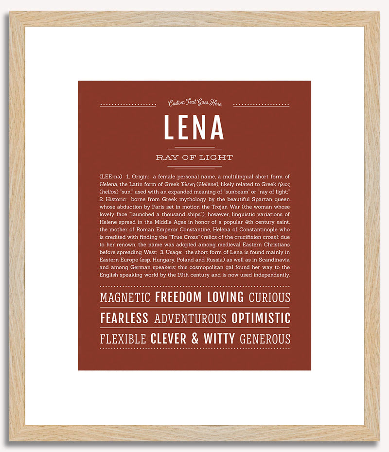 Lena | Name Art Print