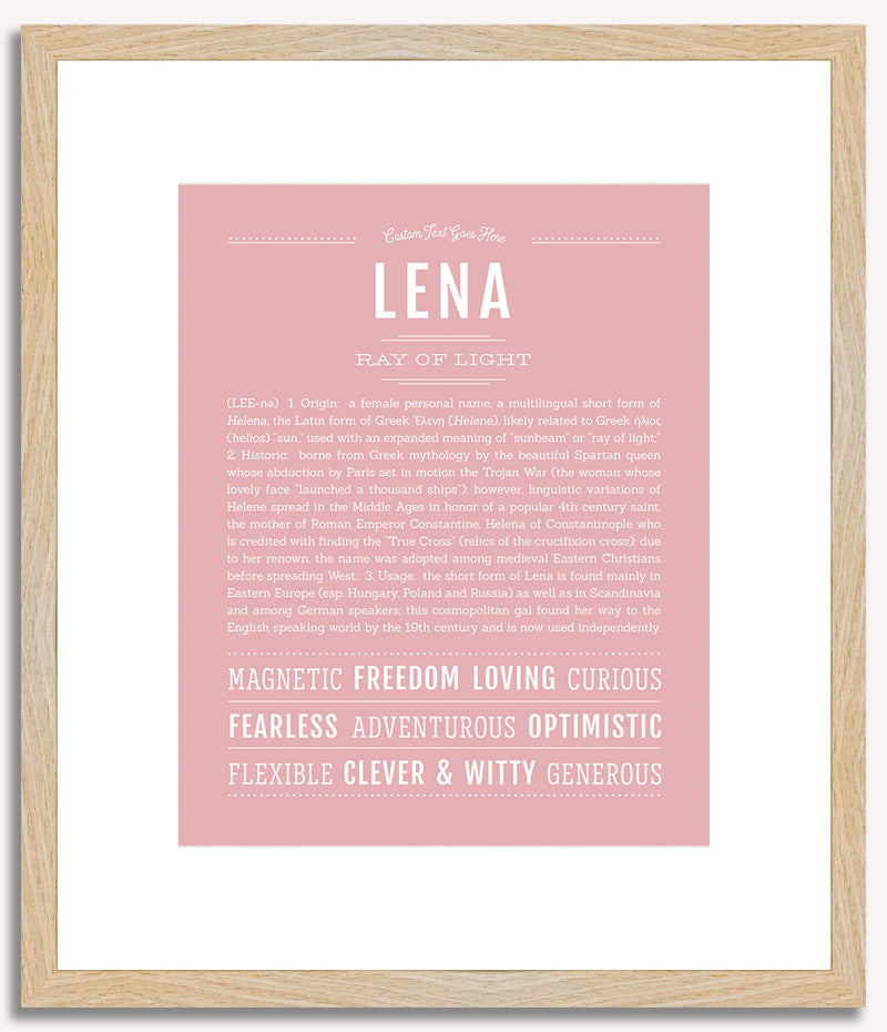 Lena | Name Art Print