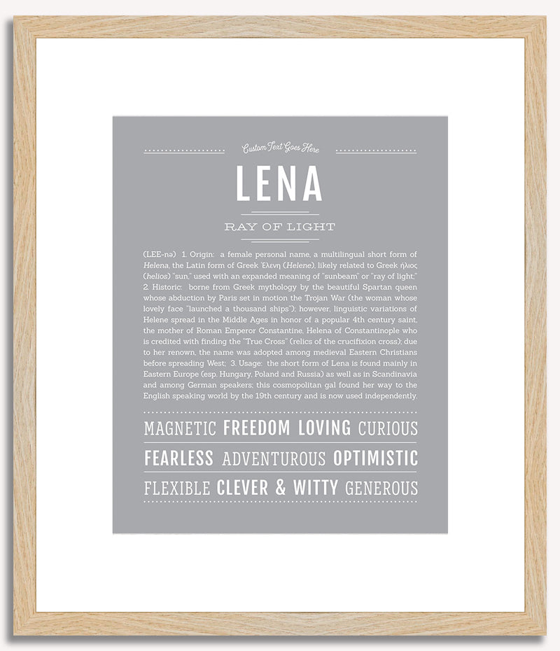 Lena | Name Art Print