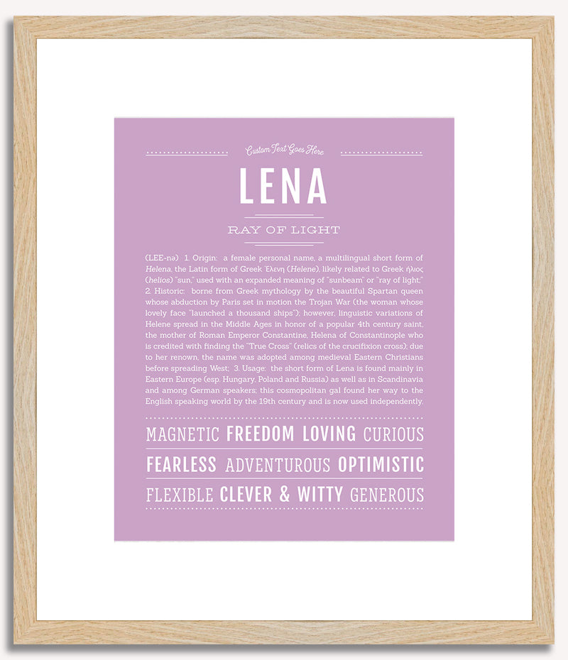 Lena | Name Art Print