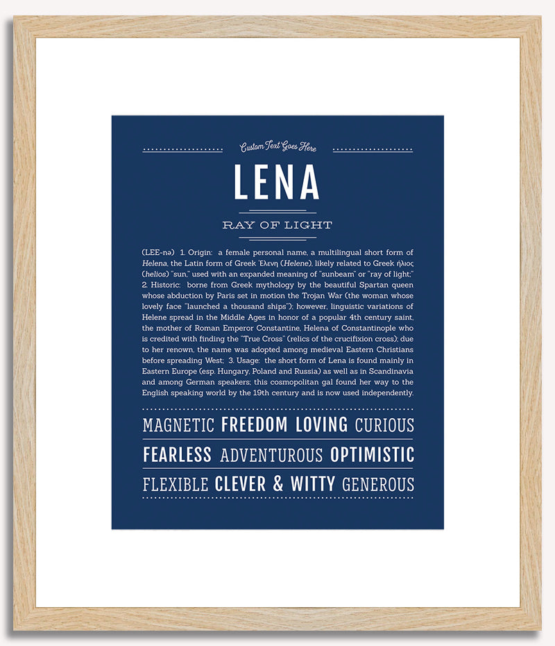 Lena | Name Art Print