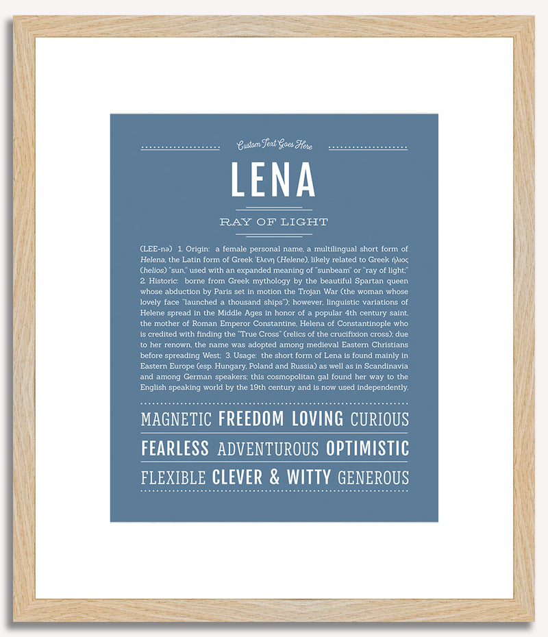 Lena | Name Art Print