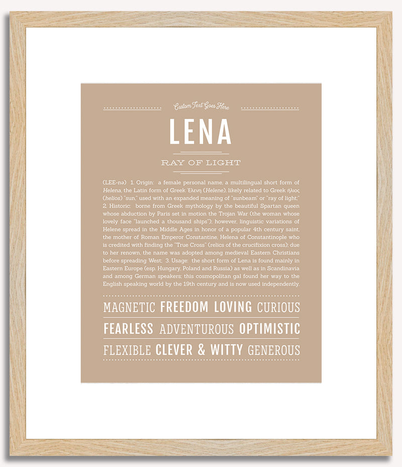 Lena | Name Art Print