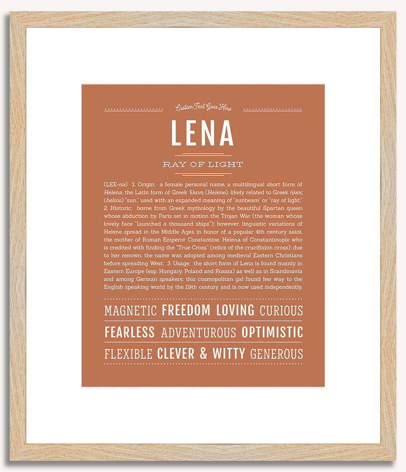 Lena | Name Art Print