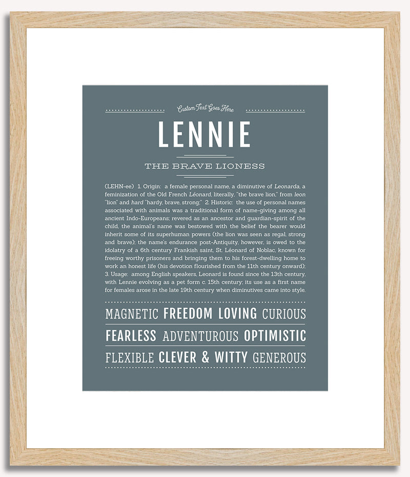 Lennie | Name Art Print