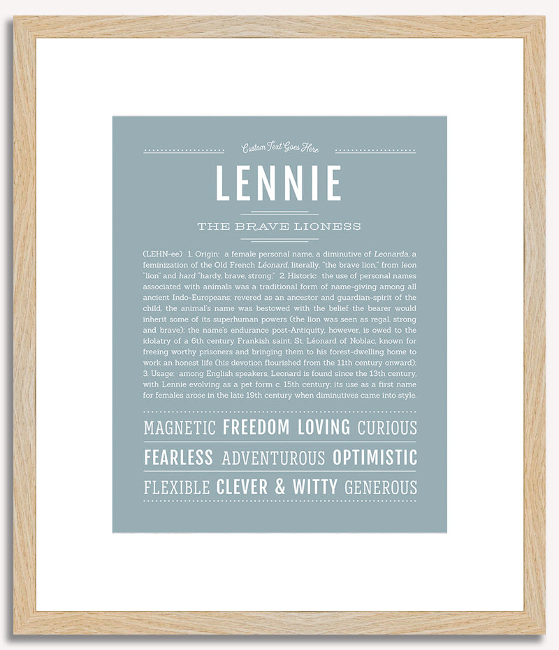 Lennie | Name Art Print