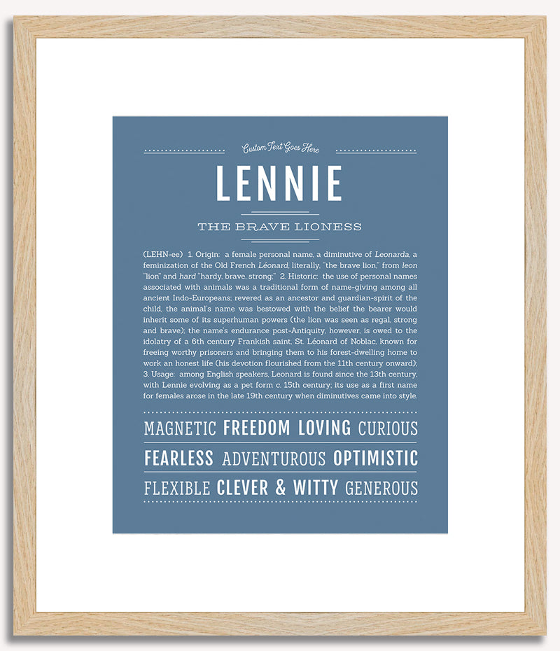 Lennie | Name Art Print