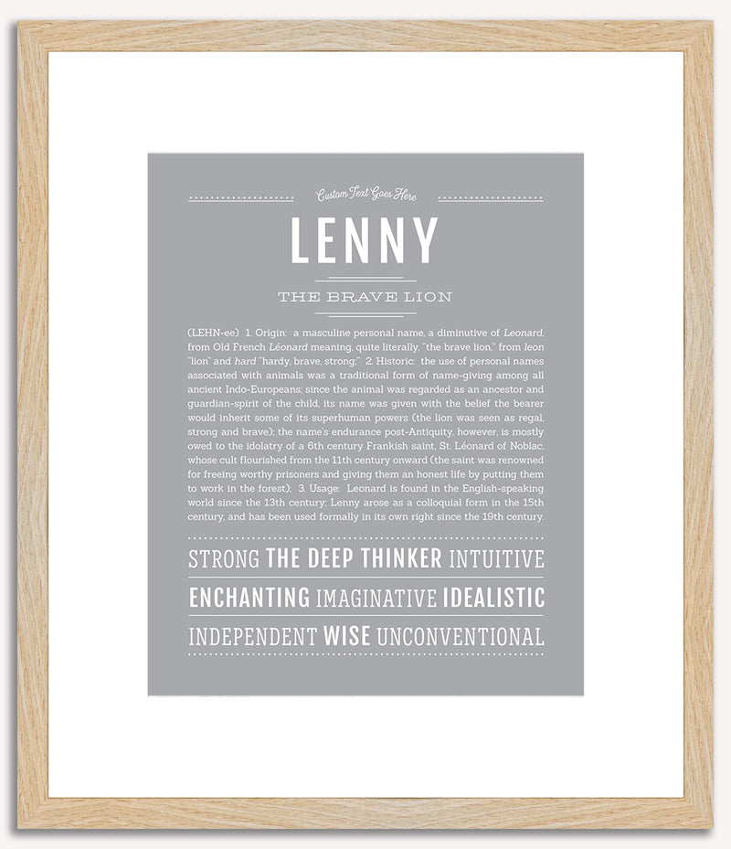 Lenny | Name Art Print