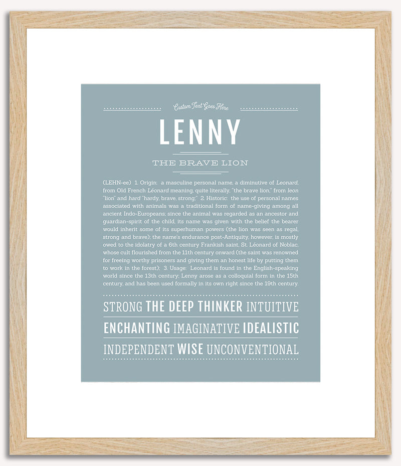 Lenny | Name Art Print