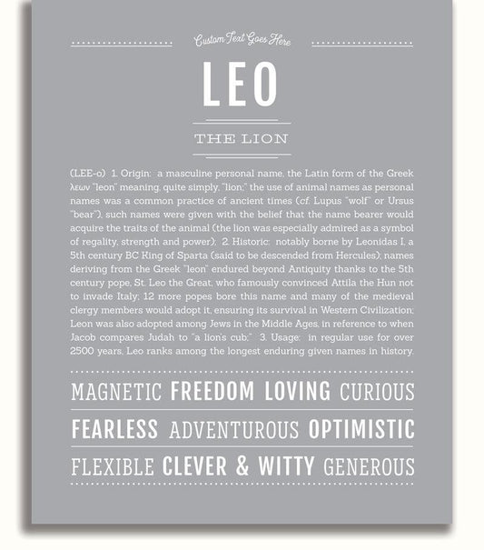 Frame Options | Light Gray | No Frame
