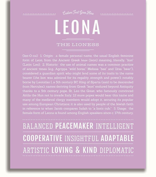 Frame Options | Lilac | No Frame