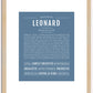 Leonard | Name Art Print