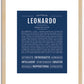 Leonardo | Name Art Print