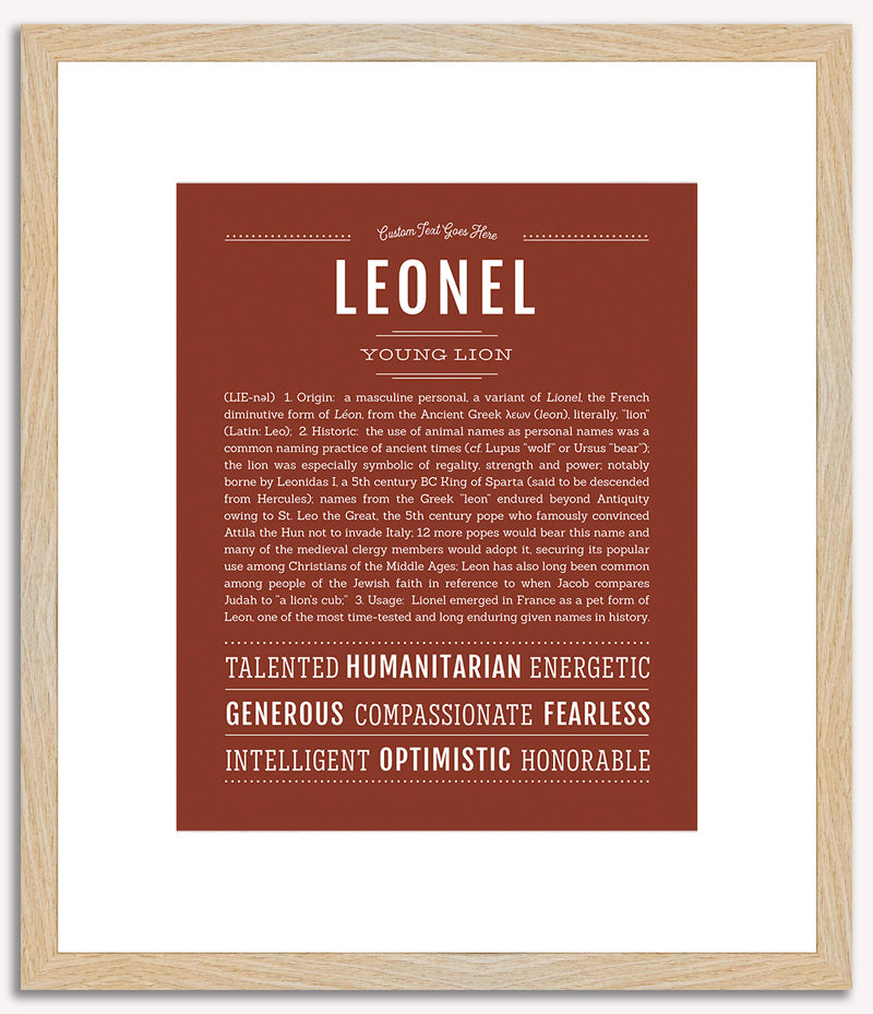 Leonel | Name Art Print