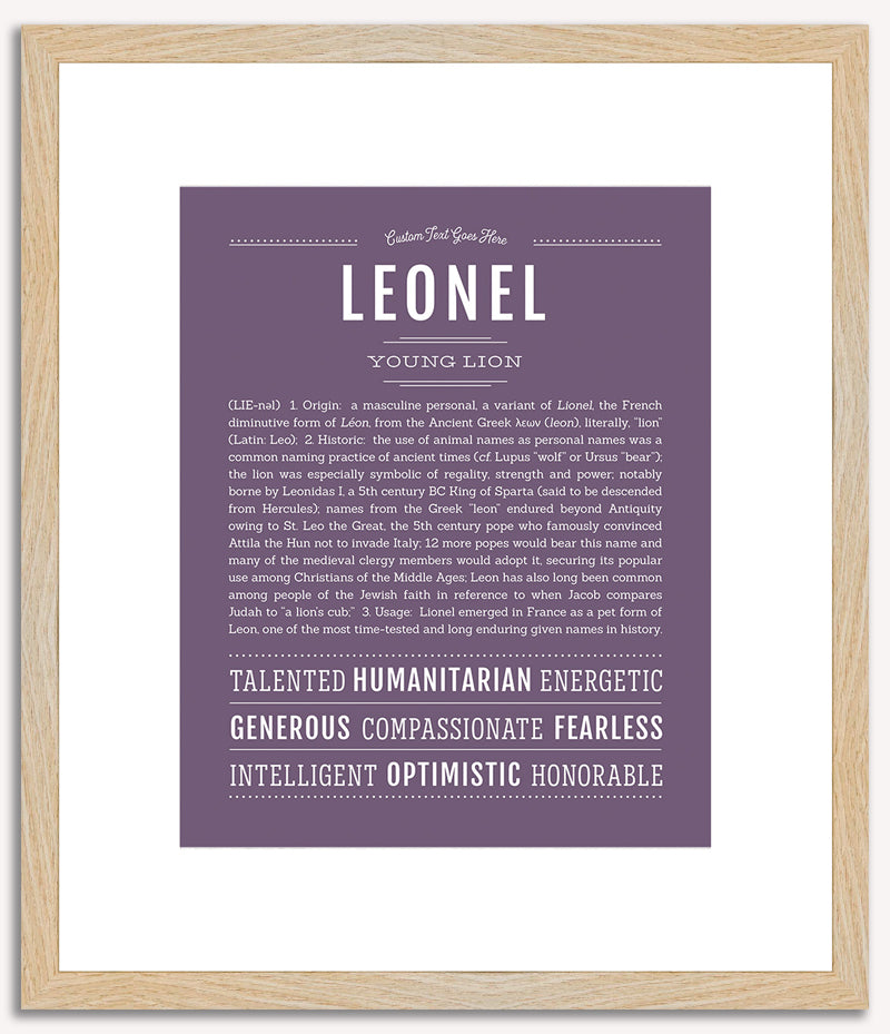 Leonel | Name Art Print