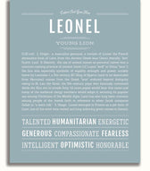 Leonel | Name Art Print – Name Stories