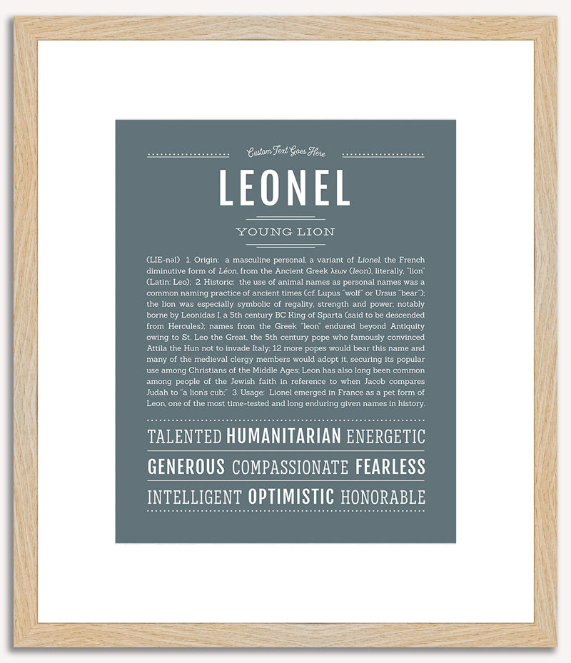 Leonel | Name Art Print