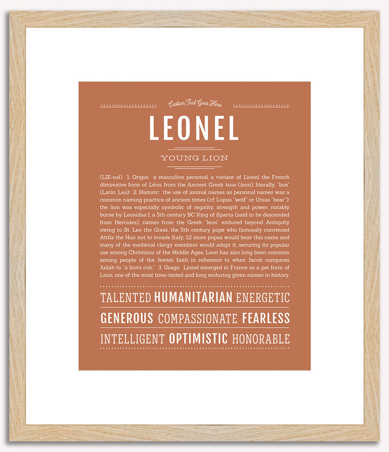 Leonel | Name Art Print