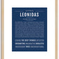 Leonidas | Name Art Print