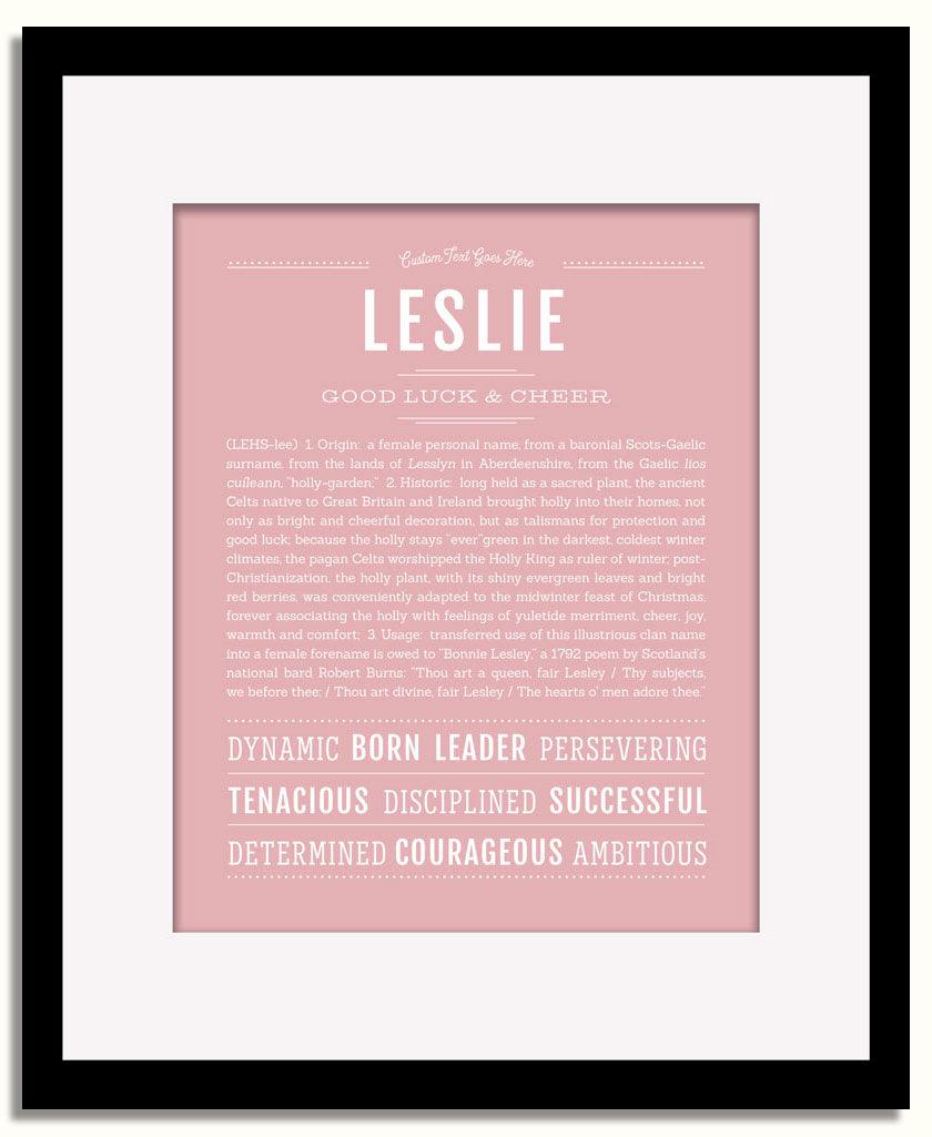 Frame Options | Dusty Rose | Black Frame, Matted