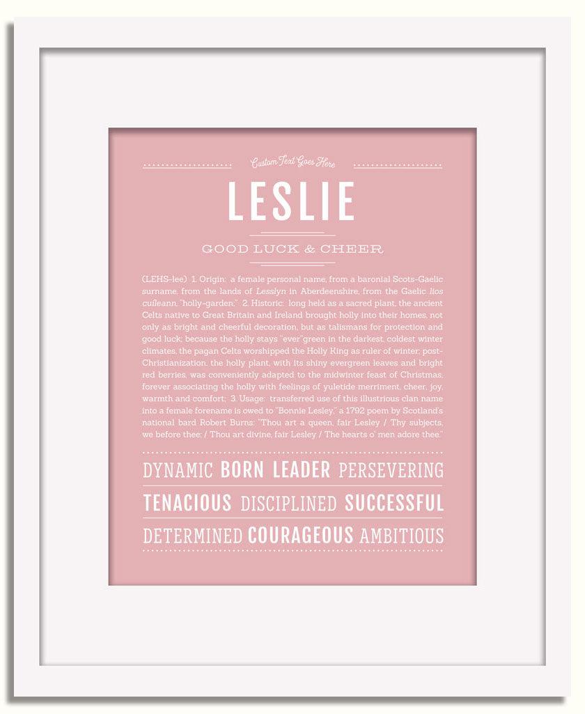 Frame Options | Dusty Rose | White Frame, Matted