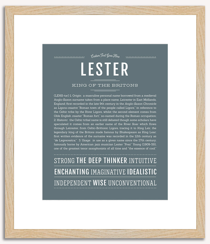 Lester | Name Art Print