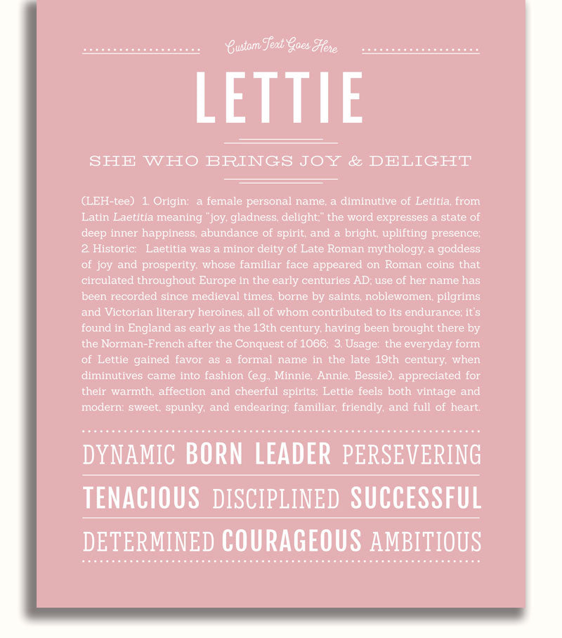 Frame Options | Dusty Rose | White Frame, Matted