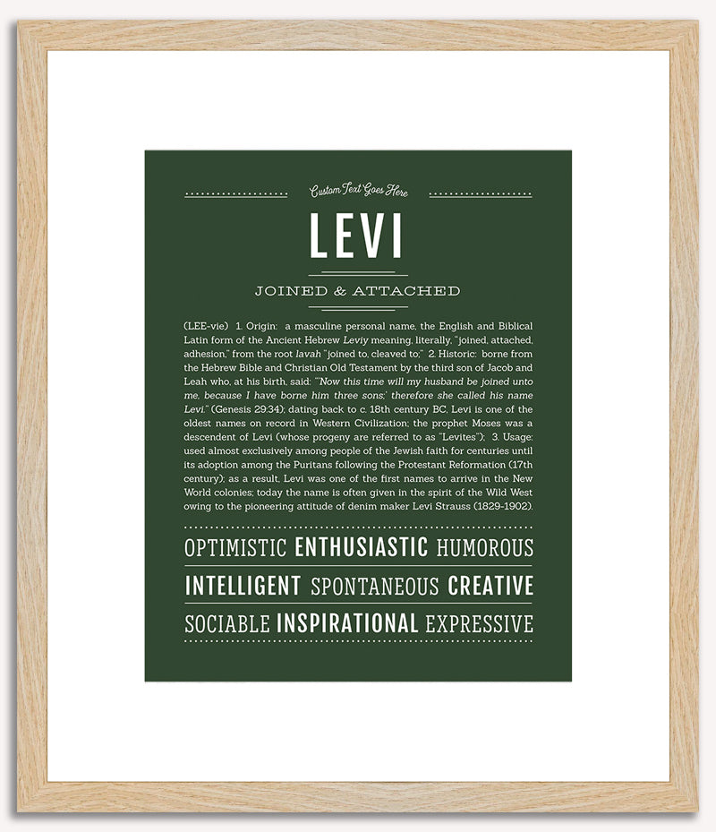 Levi | Name Art Print