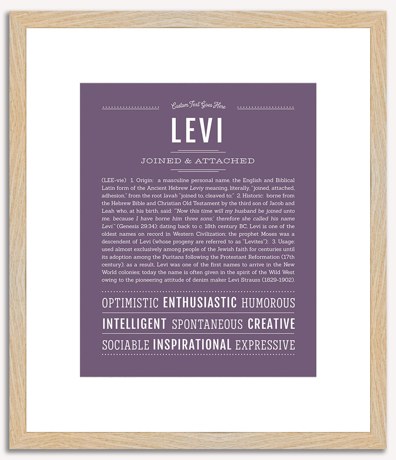 Levi | Name Art Print