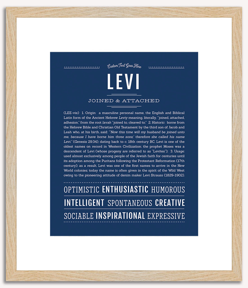 Levi | Name Art Print